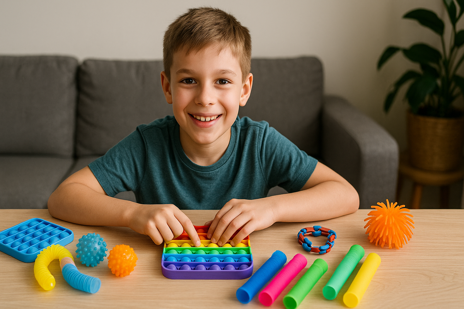 сензорни играчки за дете на 8 години