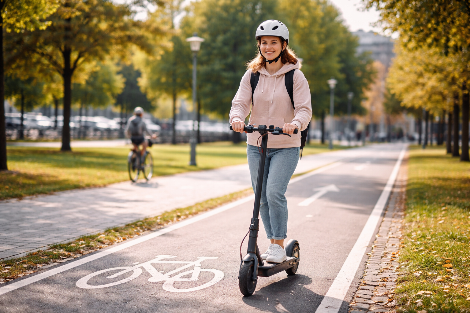 безопасно каране на тротинетка