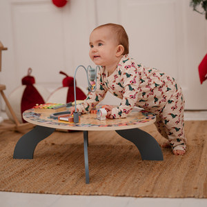 Дървена образователна маса 7в1, музикална, сензорна