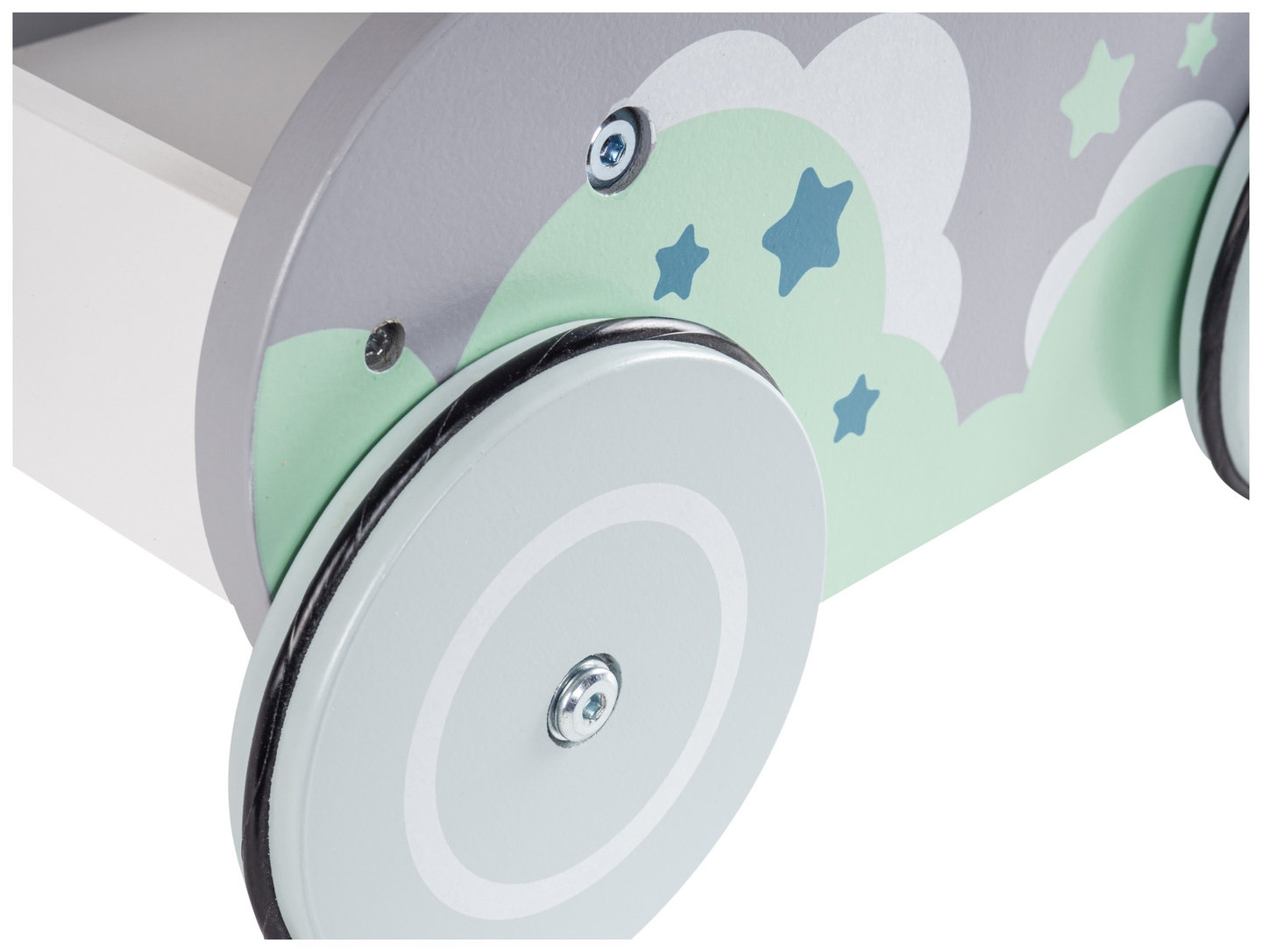 дървена проходилка за детска количка