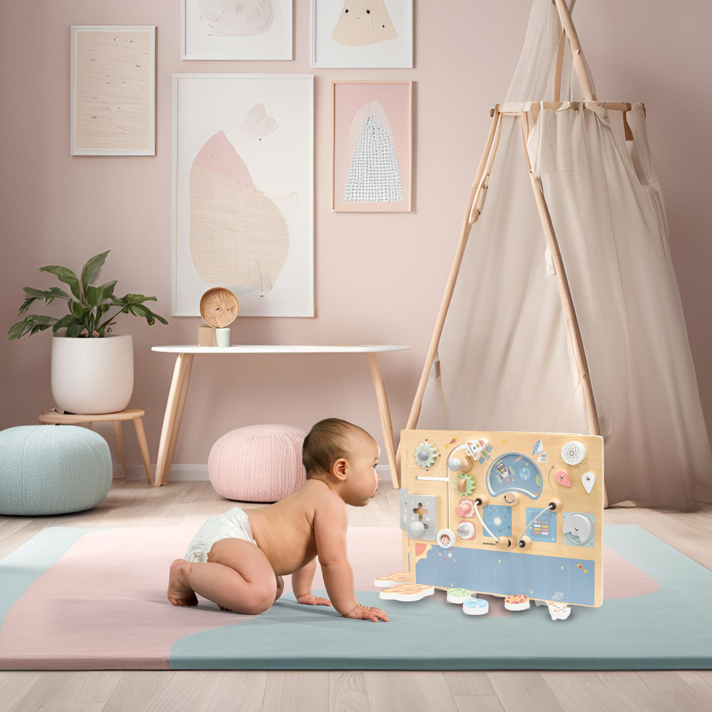 Дървена манипулационна дъска - Cosmos