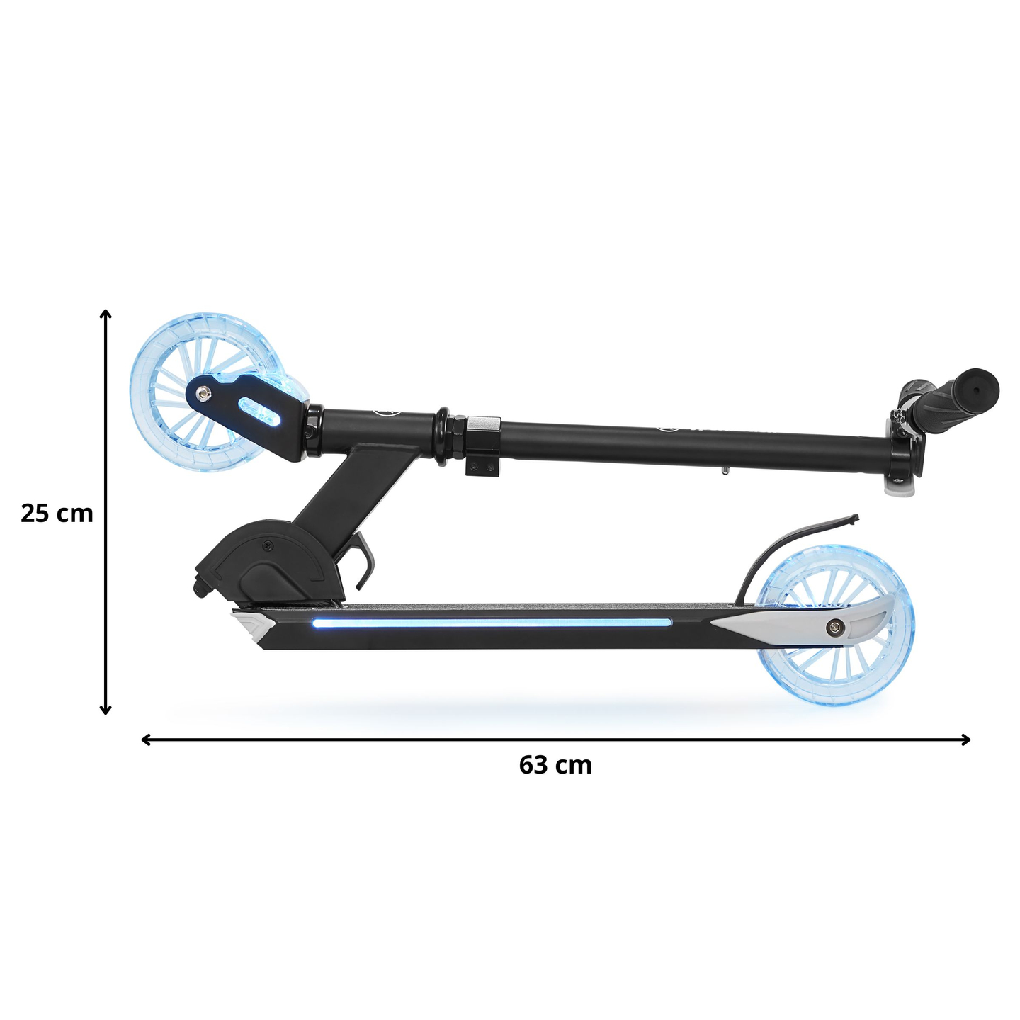 Двуколесен скутер със сгъваема LED светлина - HyperMotion Ice Flash