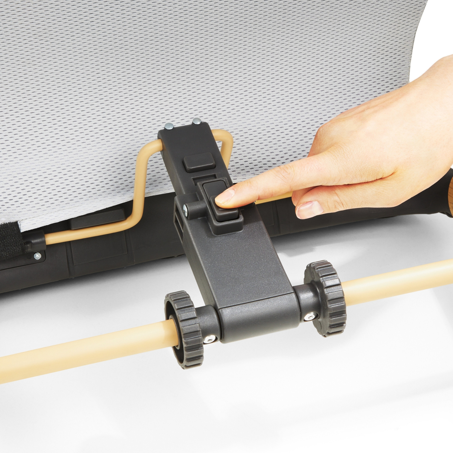 Люлеещ се стол 2 в 1 Moby-Система LILY - сив