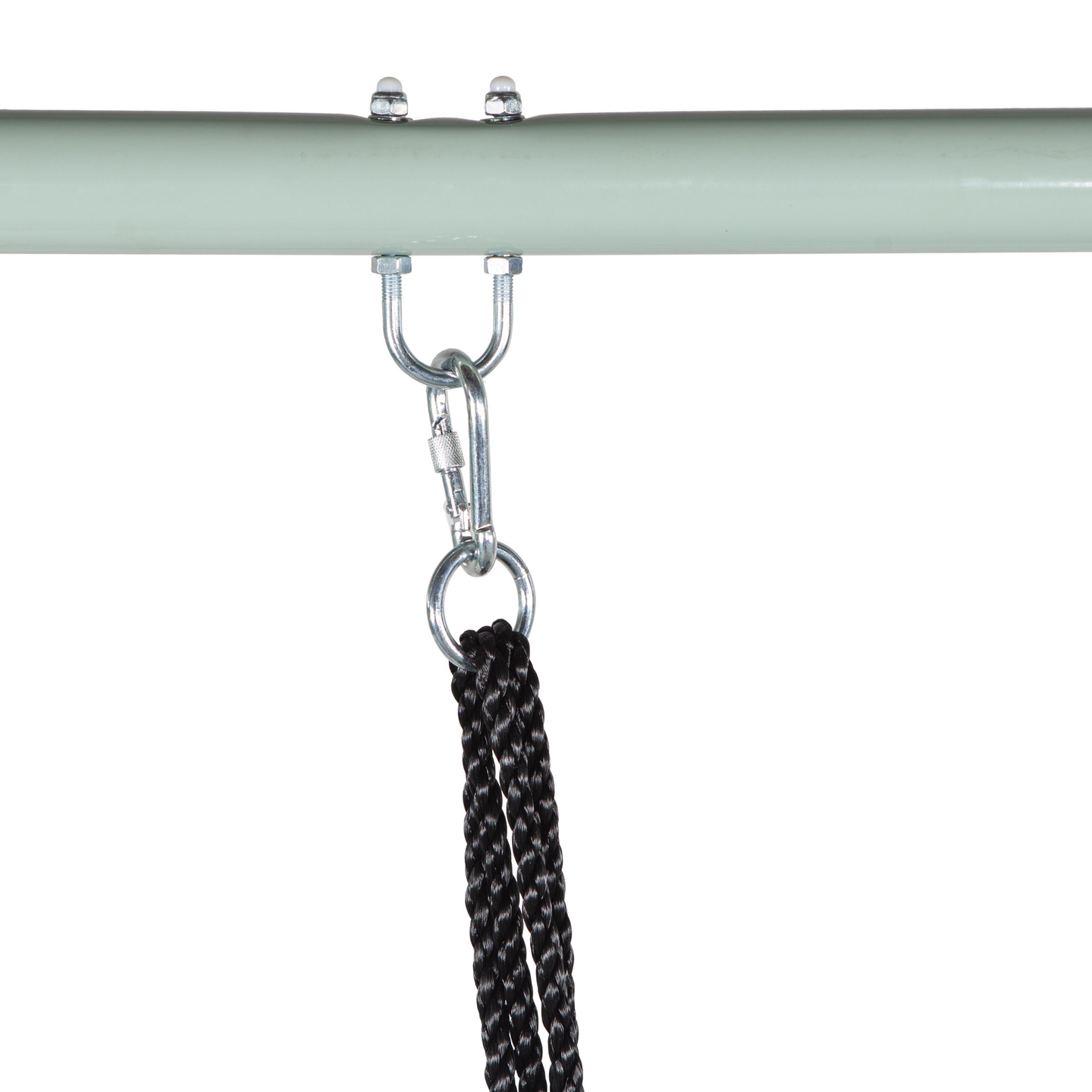 Градинска люлка тип щъркелово гнездо с рамка и въжета