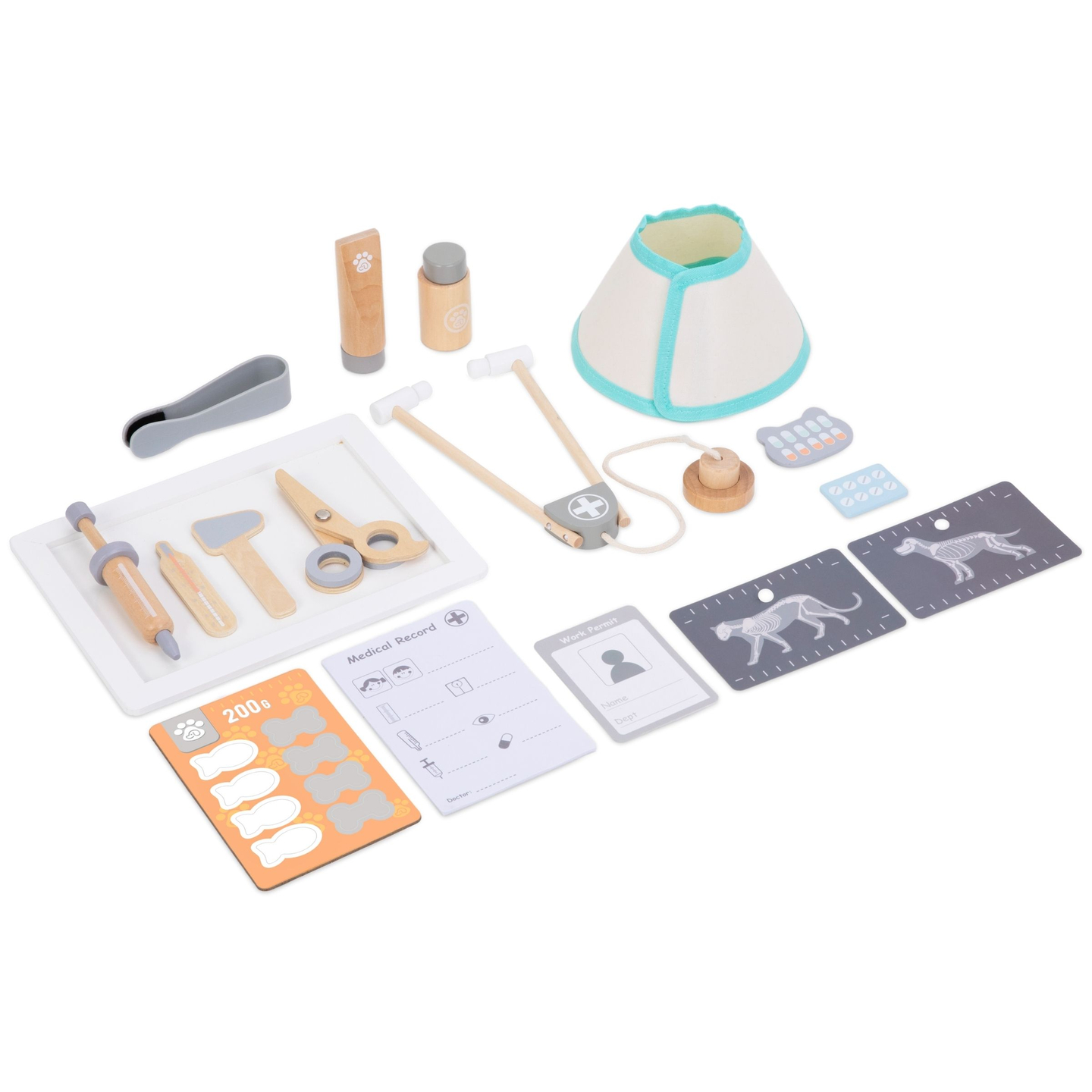 Болница за животни - дървен комплект