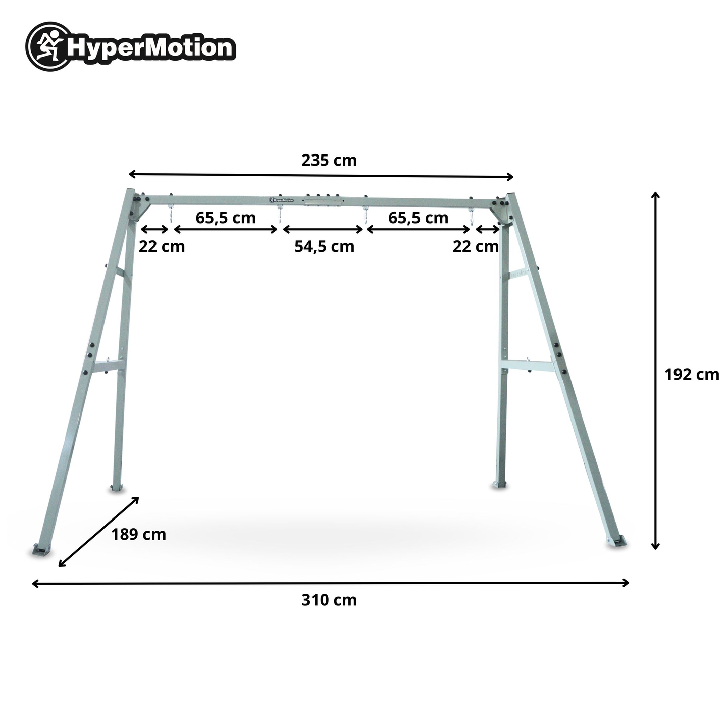 Стоманена рамка за градинска люлка или хамак