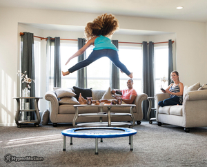 Мини батут за деца и възрастни - до 50 кг - 91см - за дома и градината