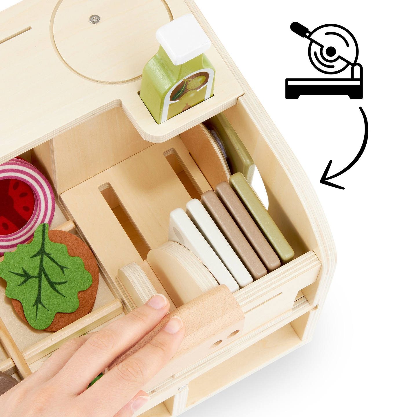 Дървен бар за сандвичи - ресторант