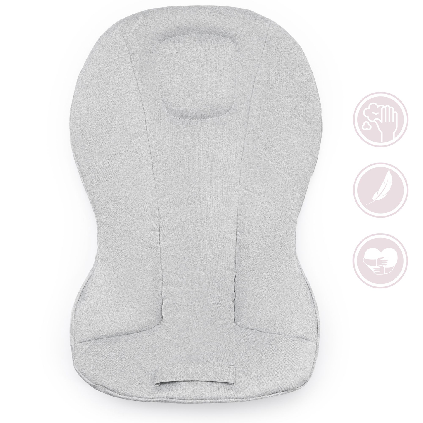 Люлеещ се стол 2 в 1 Moby-Система LILY - сив