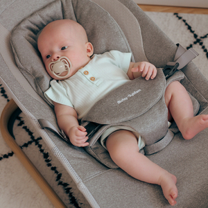 Люлеещ се стол 2 в 1 Moby-Система LILY - сив