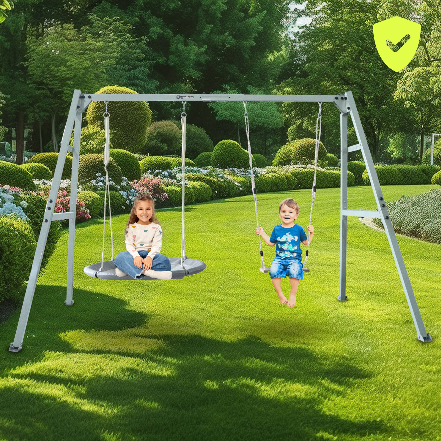 Стоманена рамка за градинска люлка или хамак