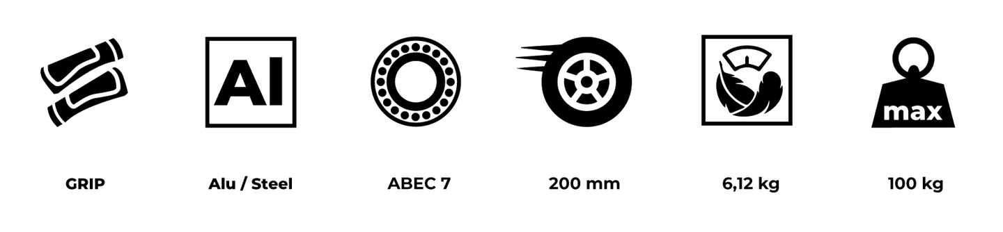 Скутер за възрастни HyperMotion REGAMO - черен