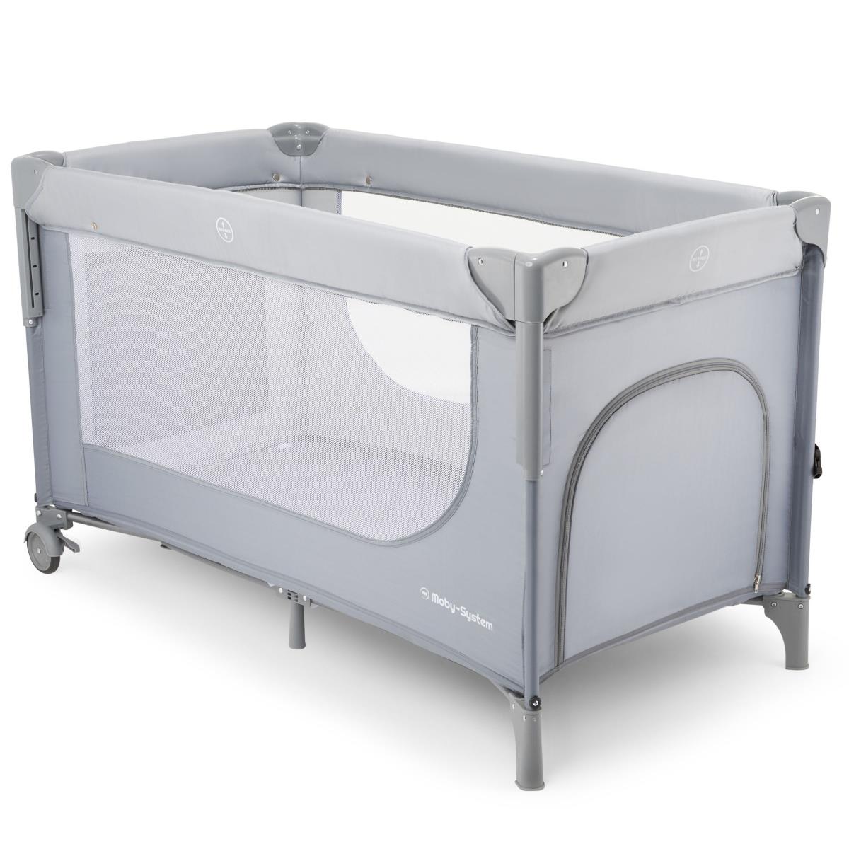 Детско креватче "3 в 1" с маса за повиване, матрак и чанта за носене