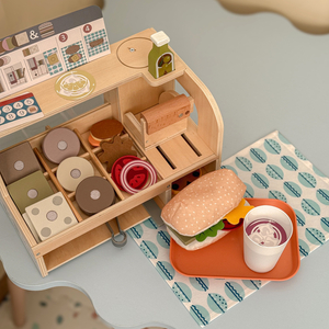 Дървен бар за сандвичи - ресторант