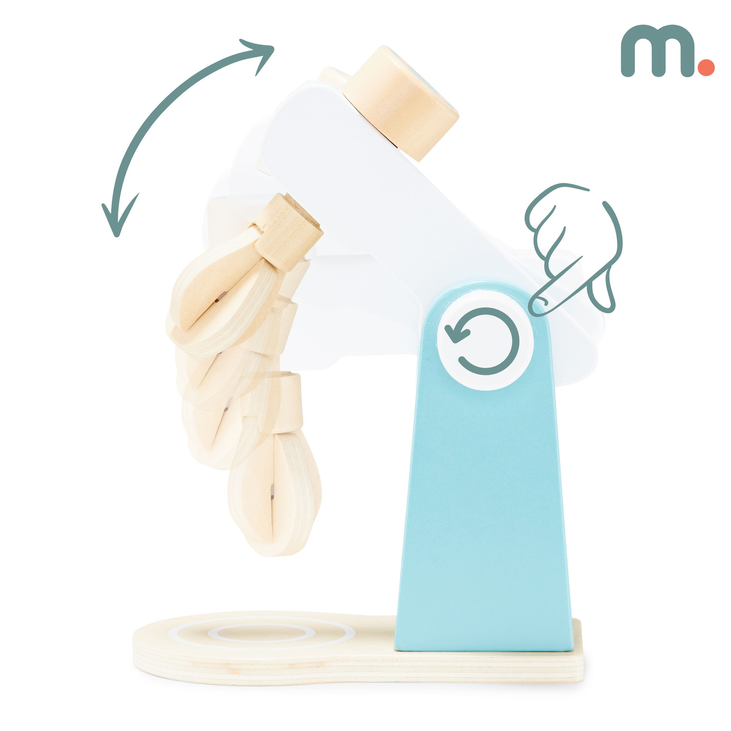 Дървен миксер с аксесоари