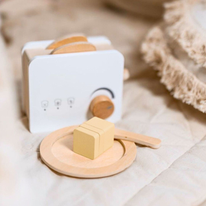 Дървен тостер с аксесоари