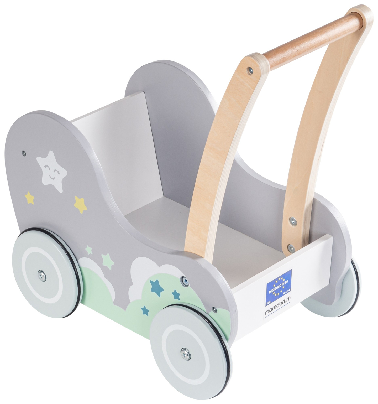 дървена проходилка за детска количка