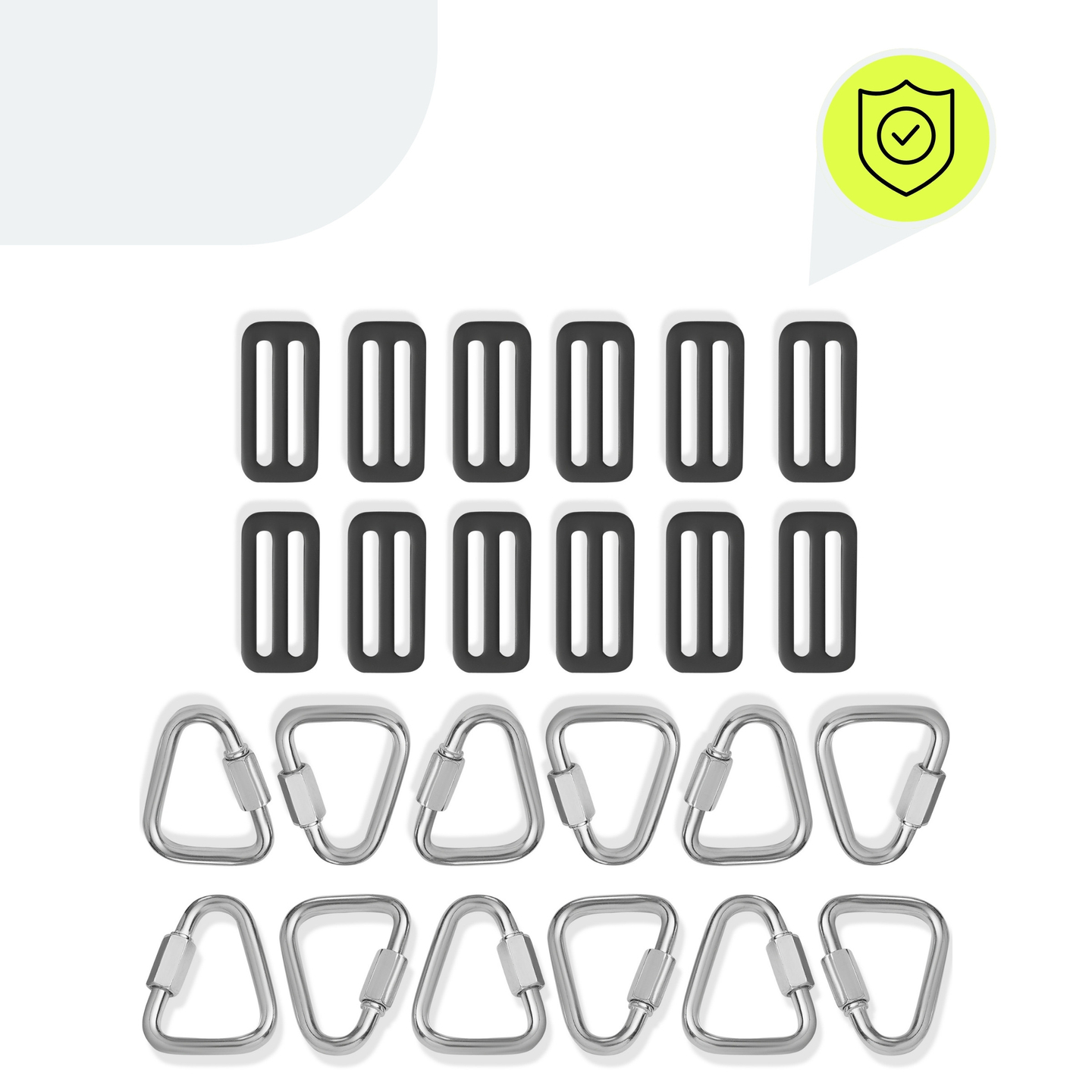 Пътека с нинджа препятствия за деца - комплект HyperMotion slackline - 10 препятствия