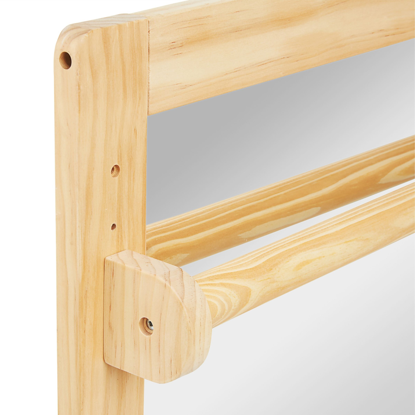 Бебешко огледало с регулируема дръжка - Монтесори