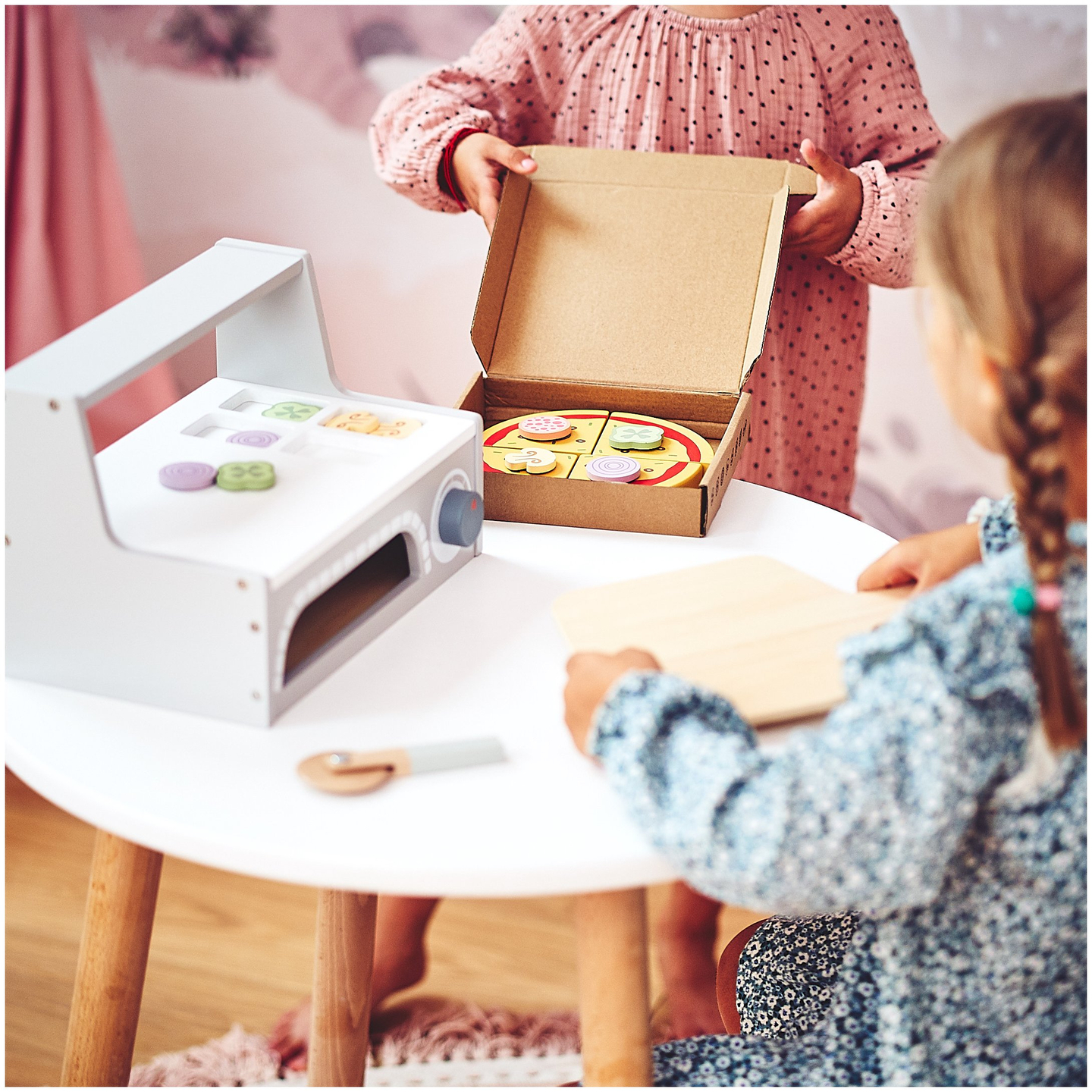 Дървен комплект за печене на пица