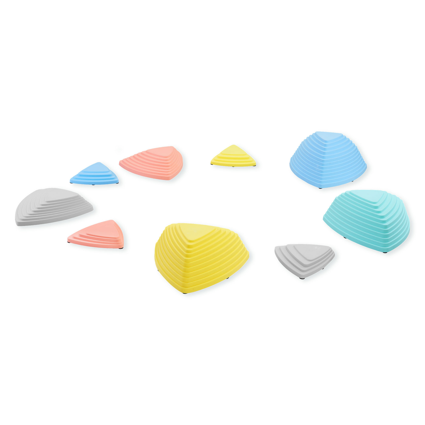 Цветни балансиращи камъни - 9 броя