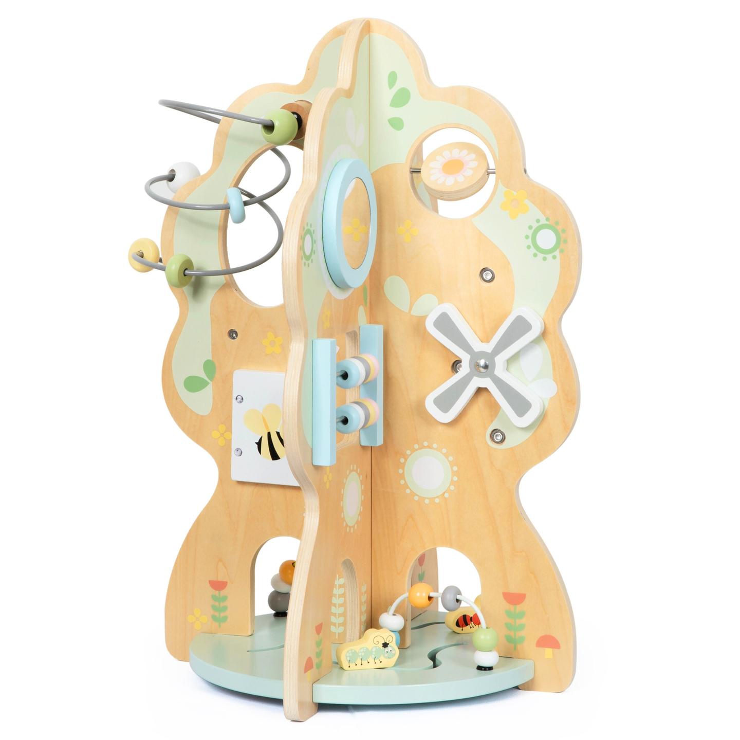 Дървена образователна играчка 10 в 1 - мултифункционално дърво