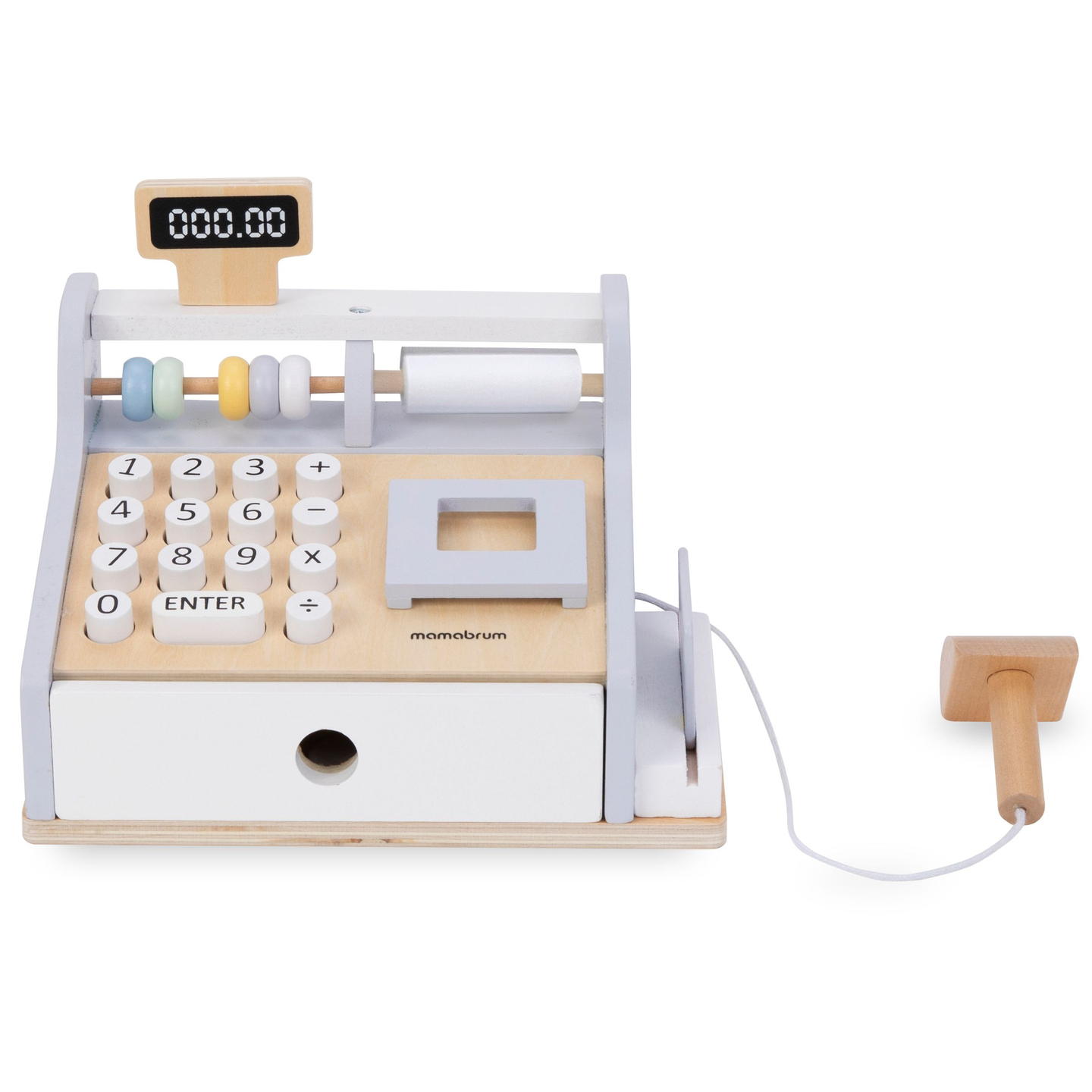 Дървен касов апарат с аксесоари