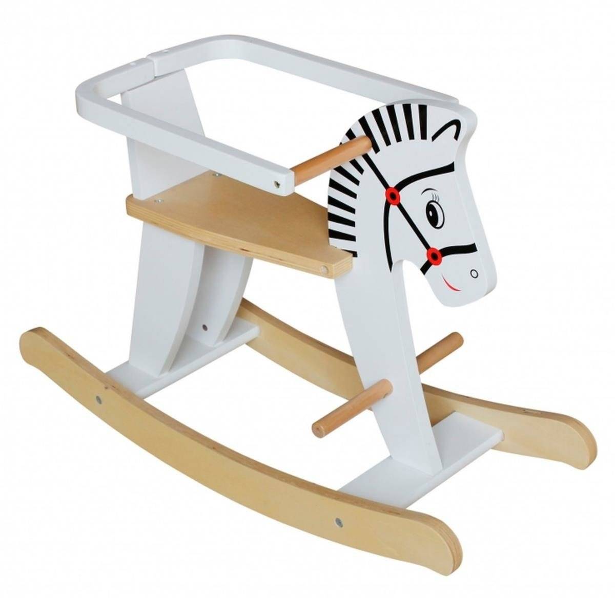 Дървено люлеещо се конче с перила K11