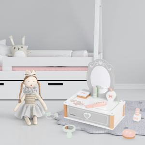 Дървена детска тоалетка с аксесоари