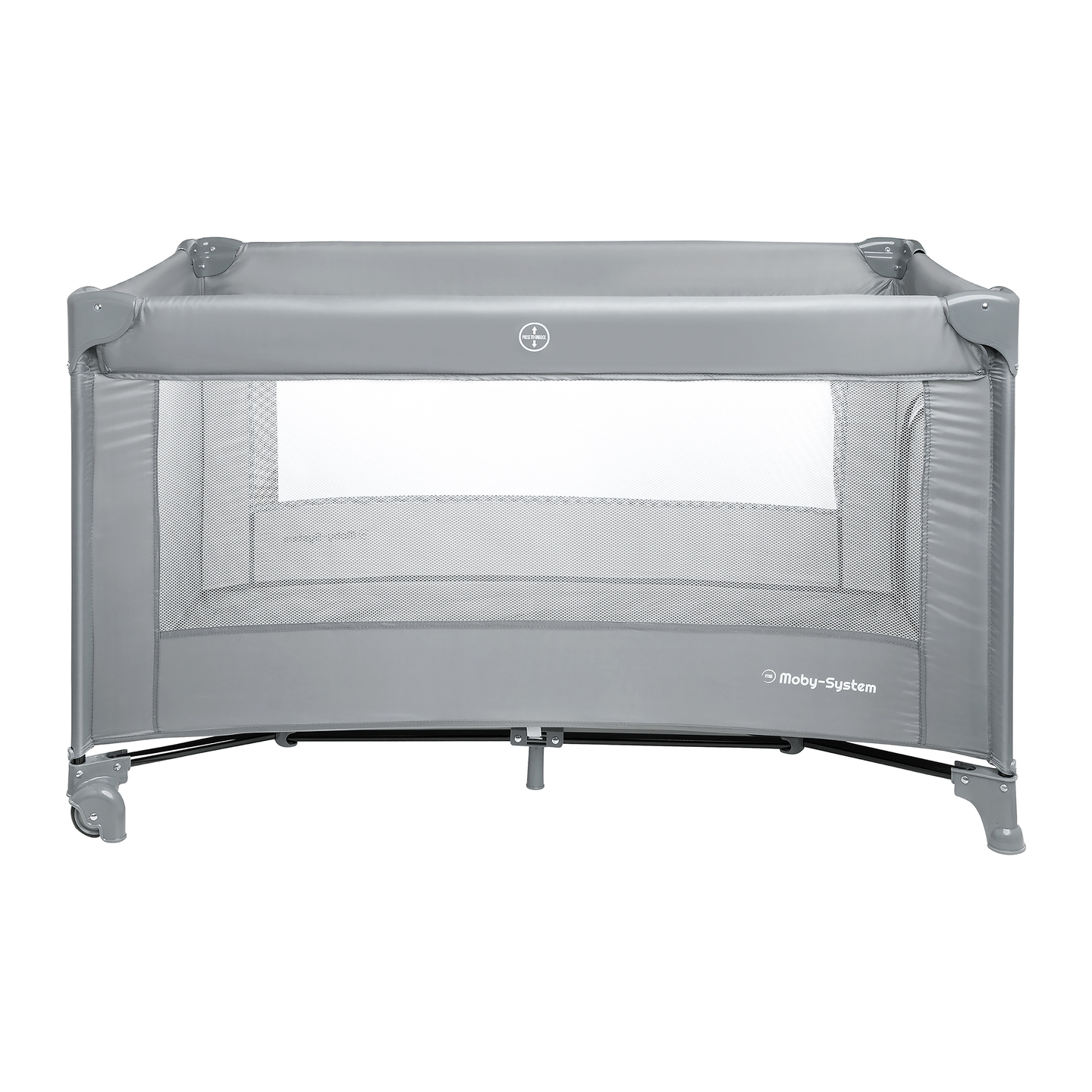 Детско креватче за пътуване Happy Traveller BASIC - сиво