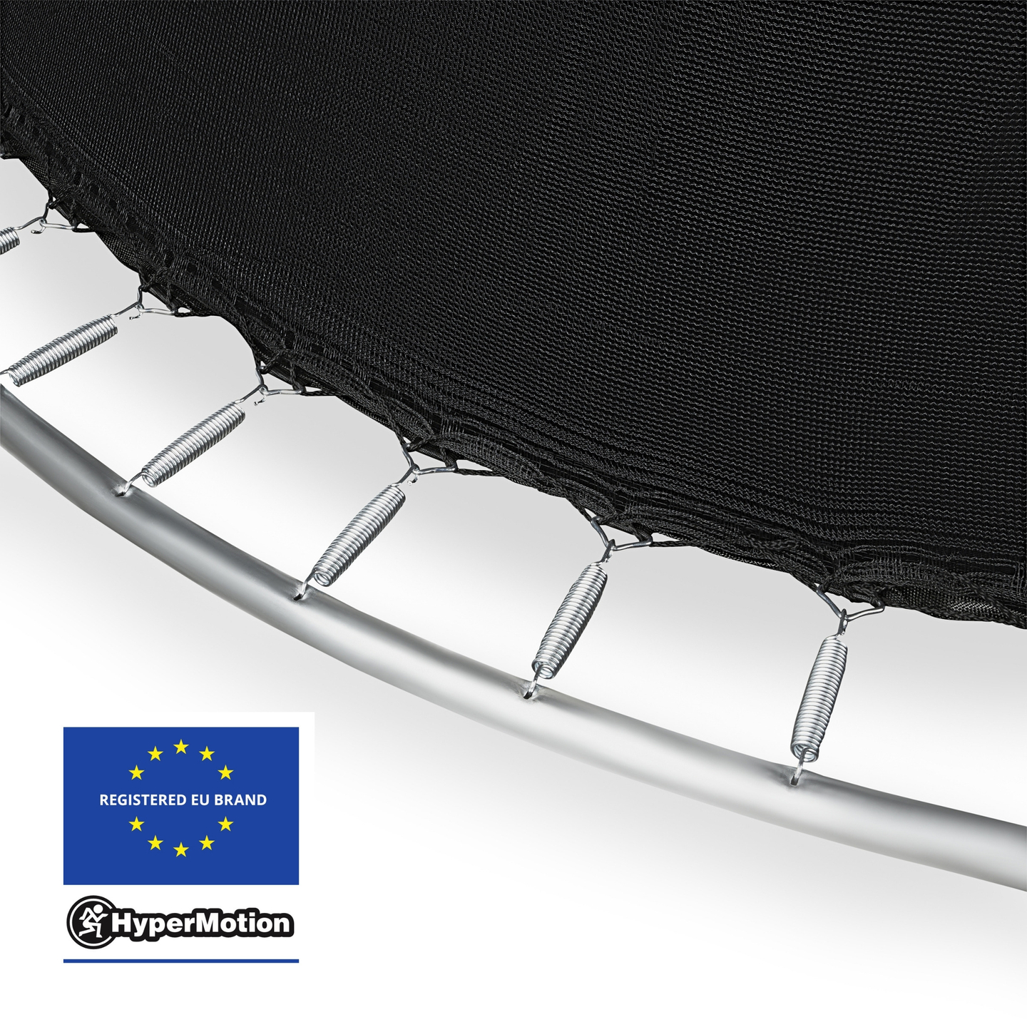 Детски градински батут HyperMotion - 244 см 8 фута - със стълба и вътрешна мрежа - за дома и градината