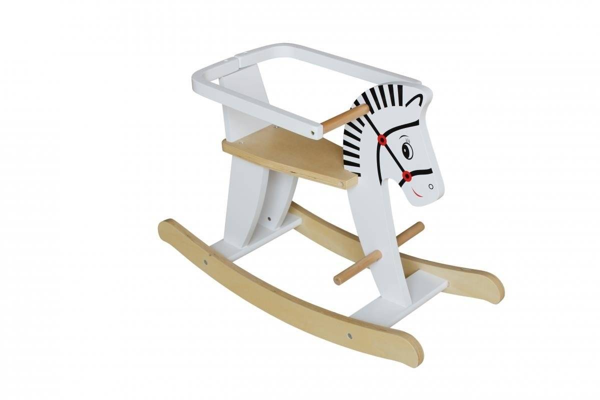 Дървено люлеещо се конче с перила K11