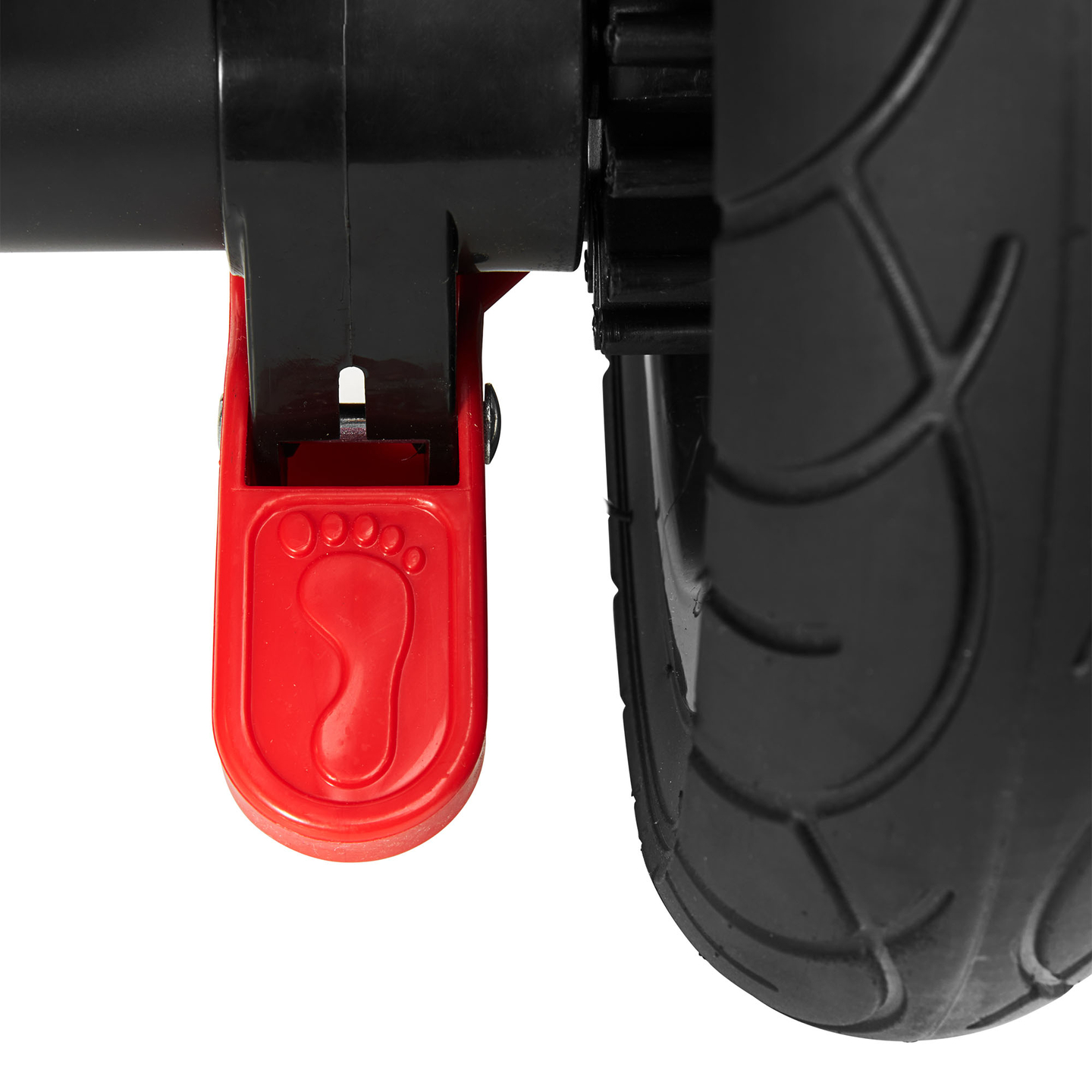 Триколка за деца от 1 до 4 години - TOBI FREY - сив цвят - въртяща се - помпени колела + бутало