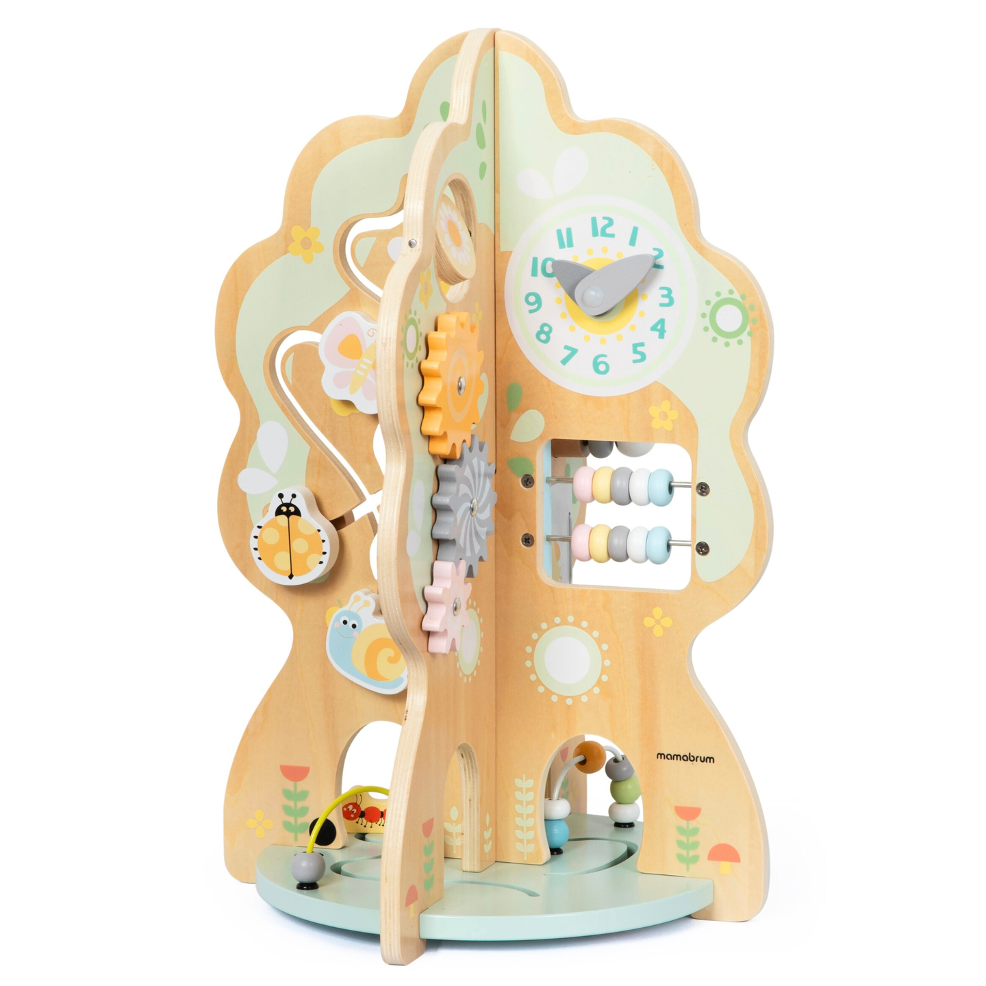 Дървена образователна играчка 10 в 1 - мултифункционално дърво