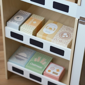 Дървен зеленчуков пазар - голям XXL щанд, магазин с игрален касов апарат