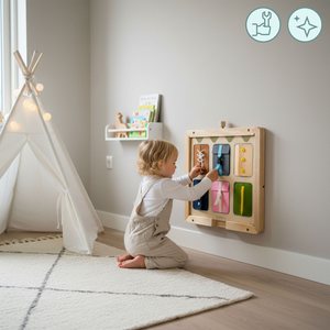 Дървена стенна рамка - за монтаж на образователни дъски Mamabrum