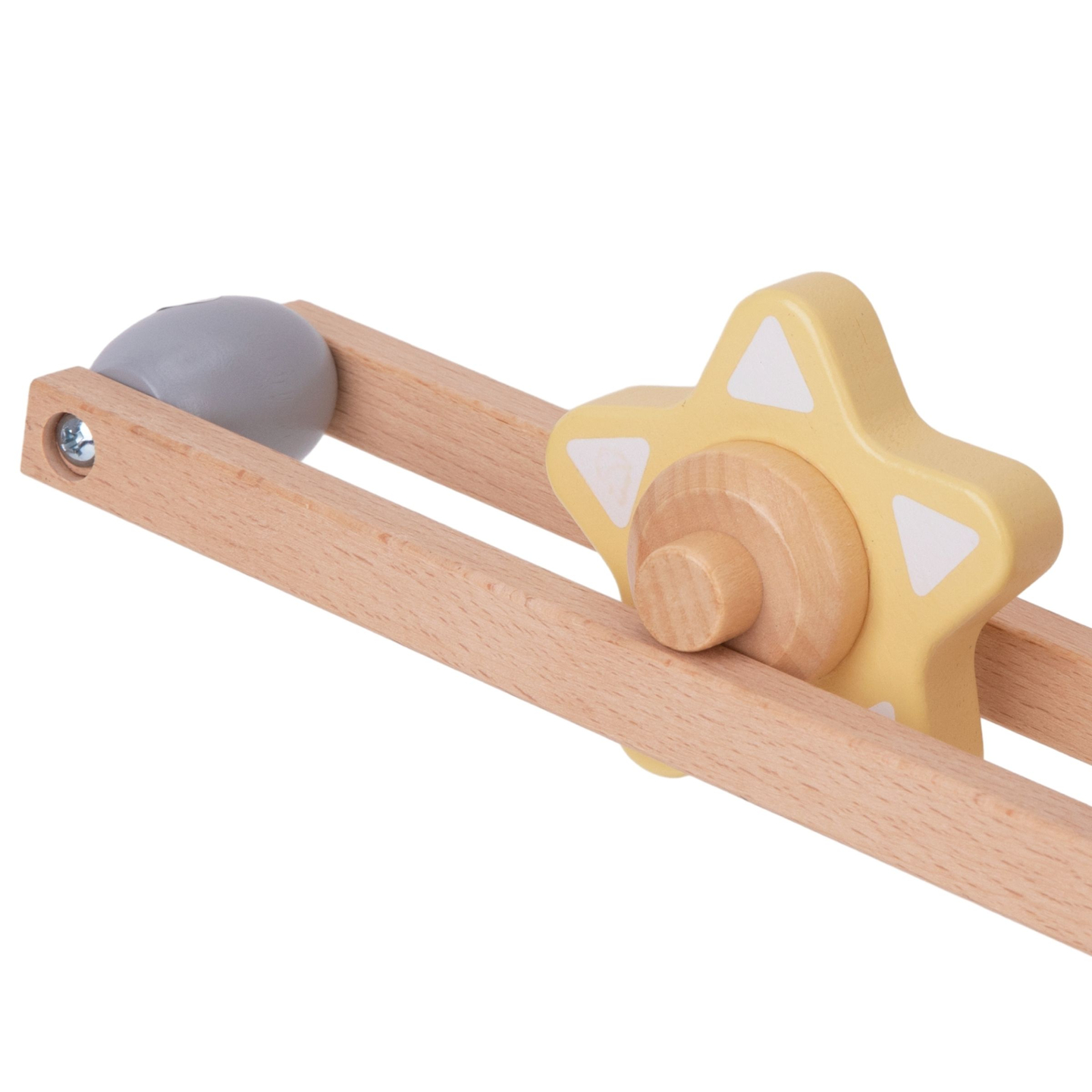 Голям дървен тупик - пързалка с въртящи се елементи