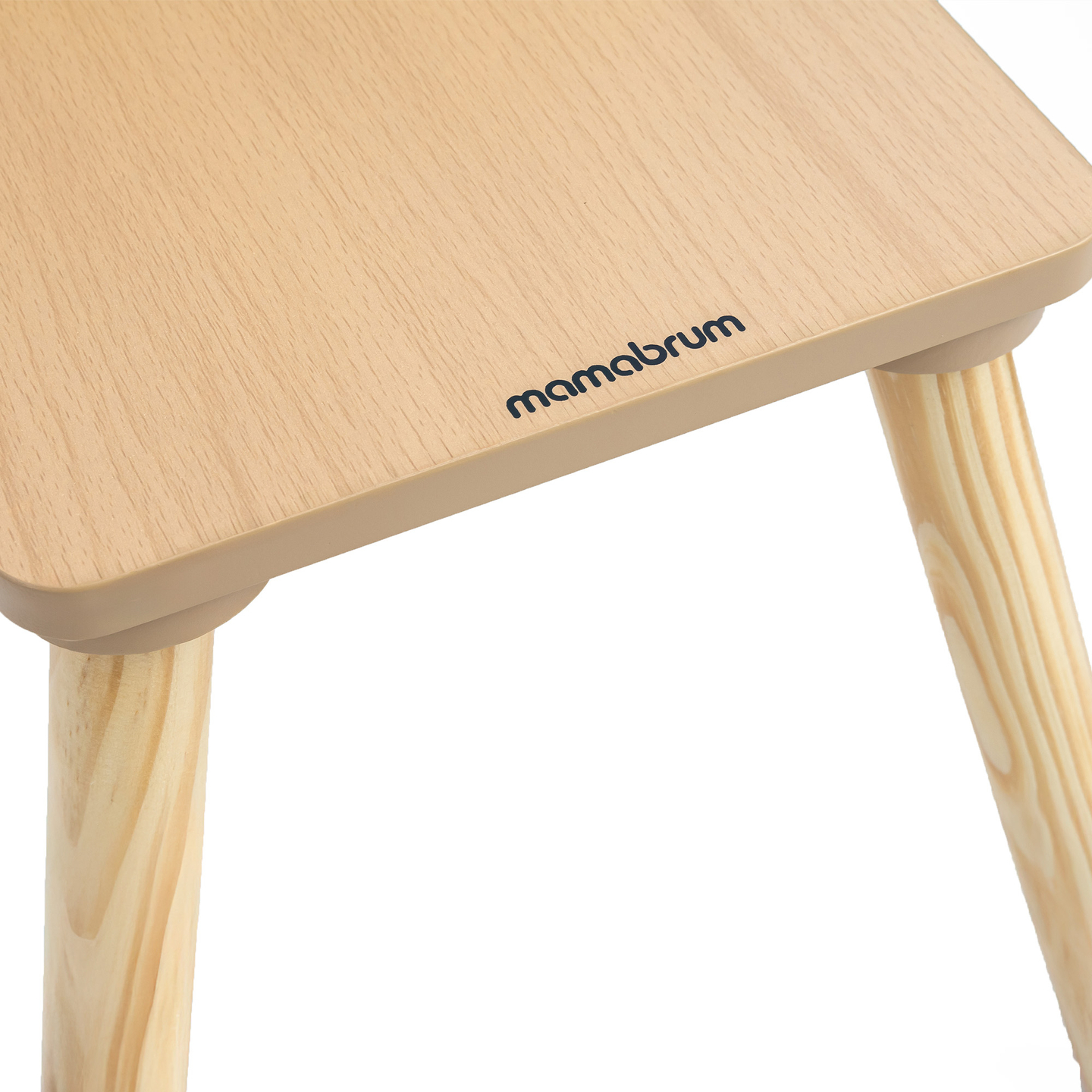 Дървена маса с място за съхранение и 2 стола Детски комплект - Сладко Зайче