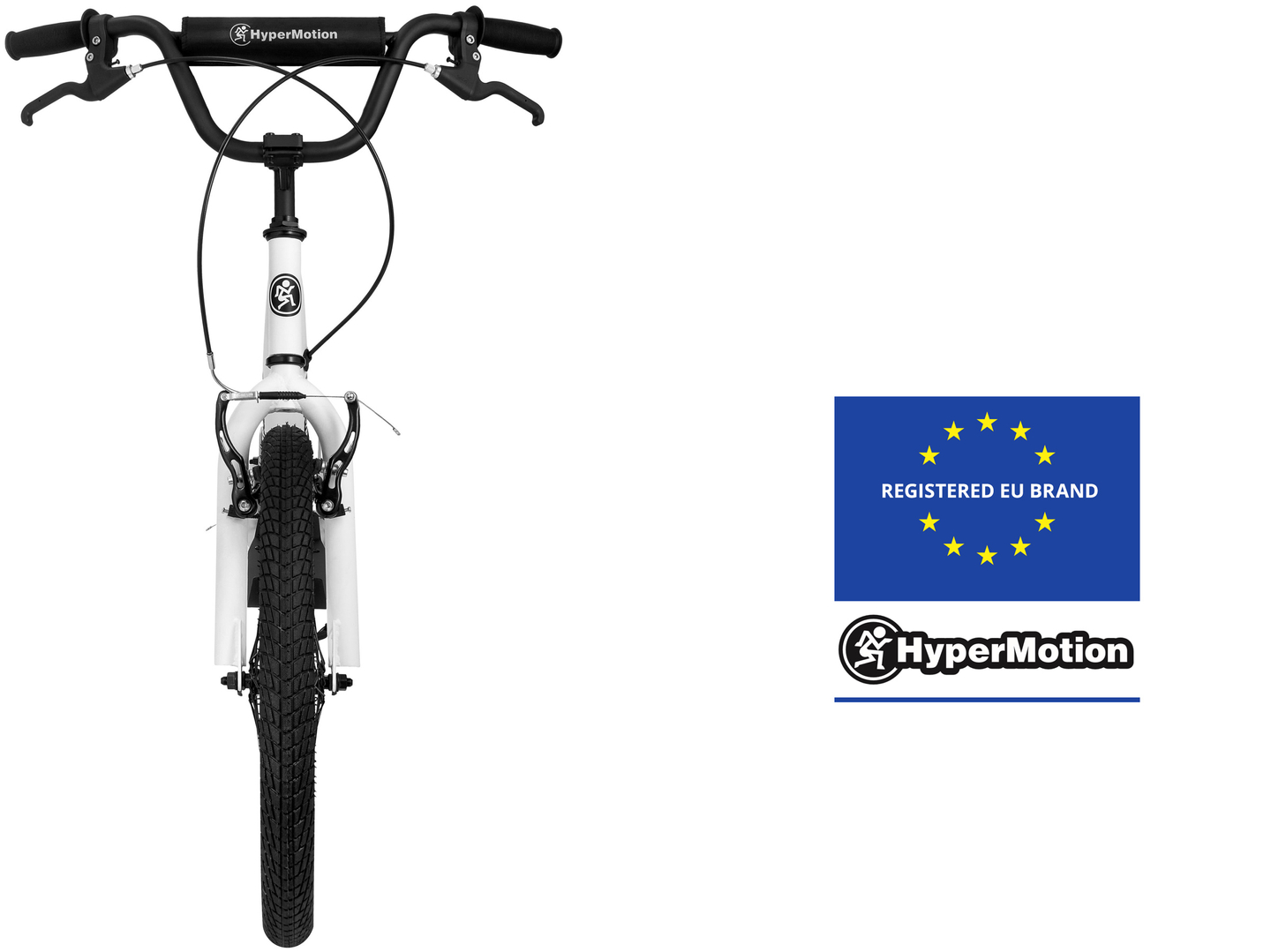 Градски скутер HyperMotion RIVA с надуваеми колела 50 и 40 см