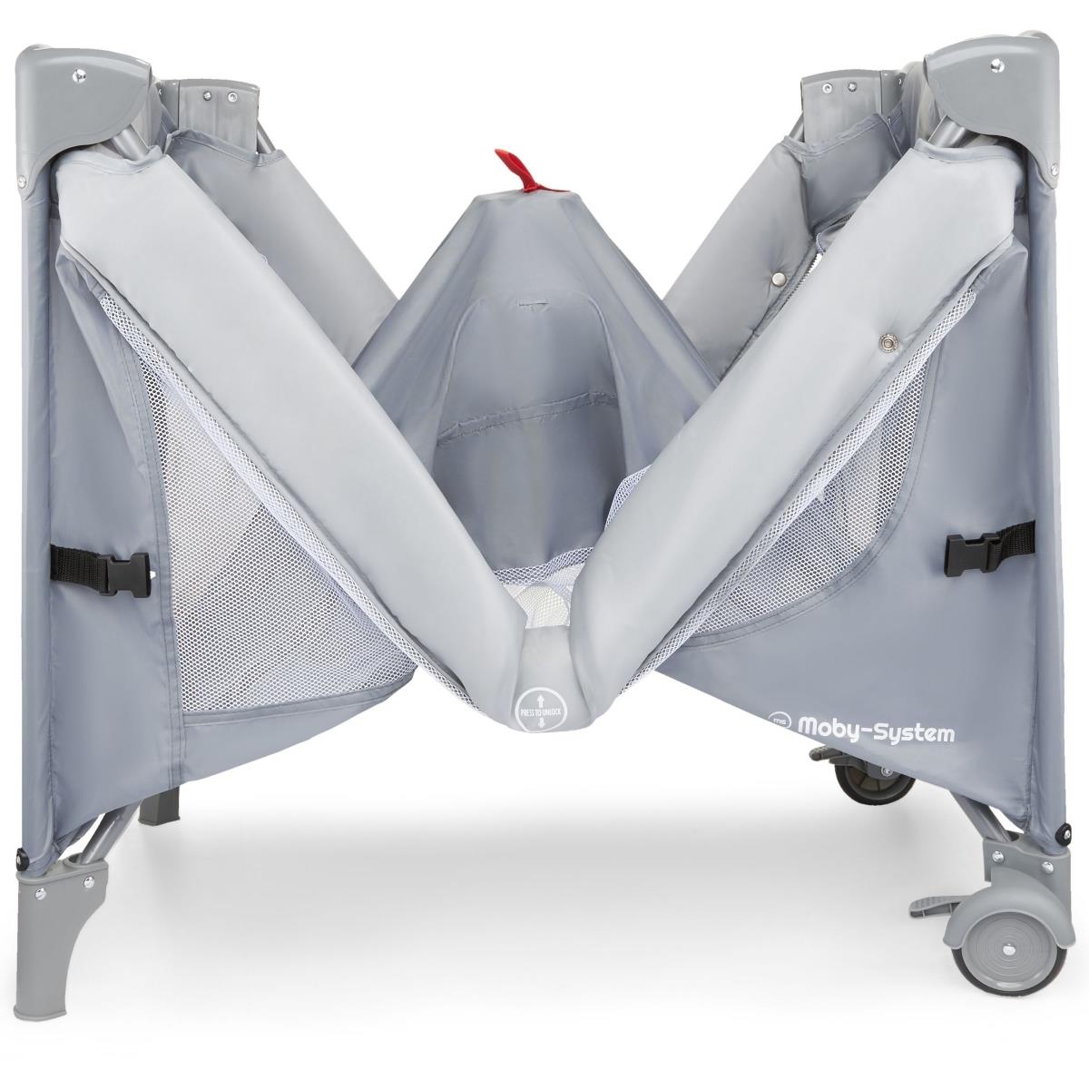 Детско креватче "3 в 1" с маса за повиване, матрак и чанта за носене