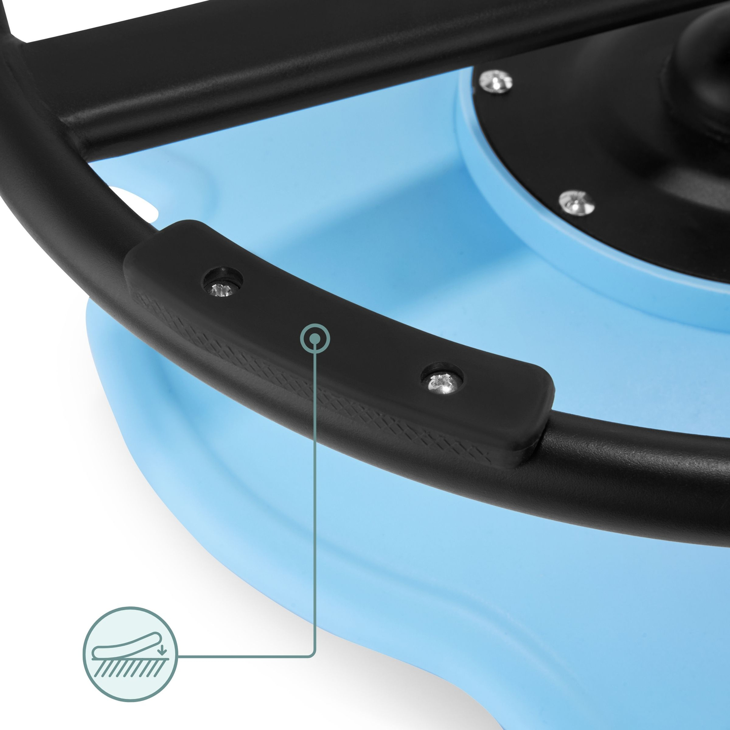 Мини въртележка за деца Рибка - синя