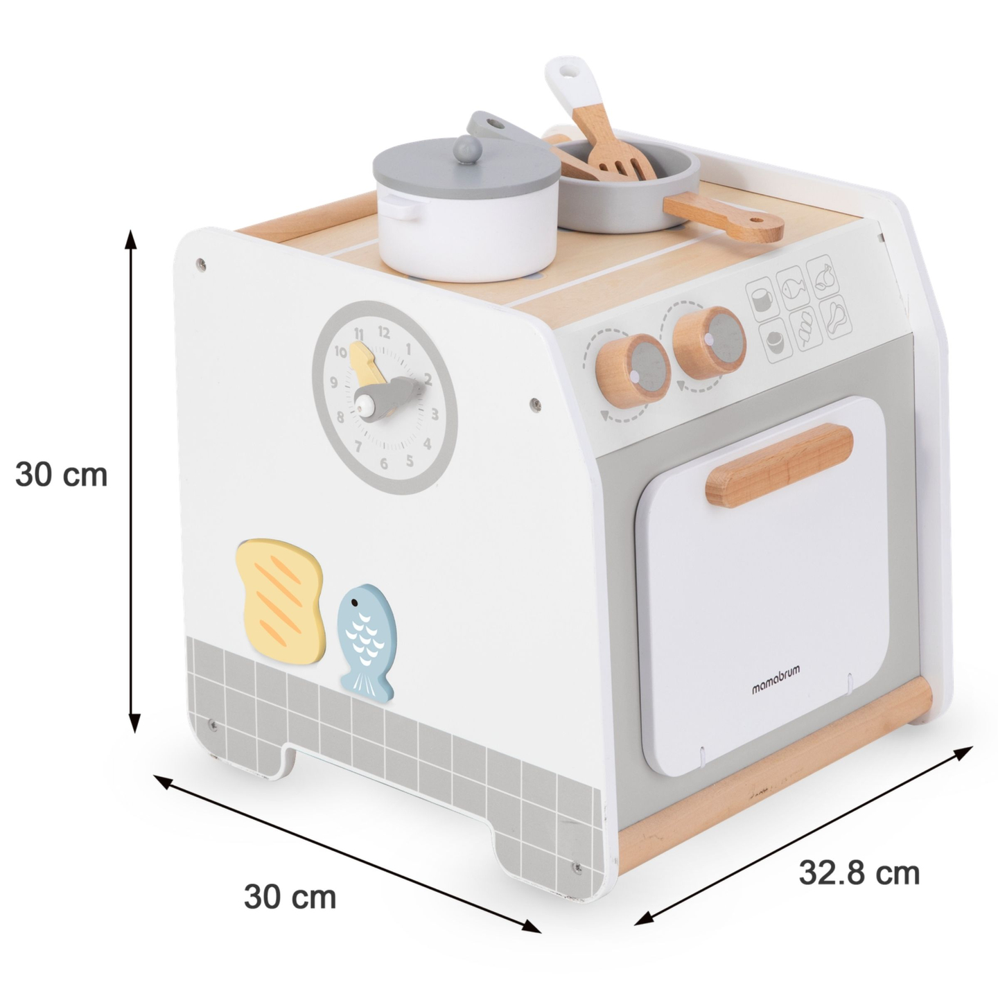 Дървена кухня - образователен куб