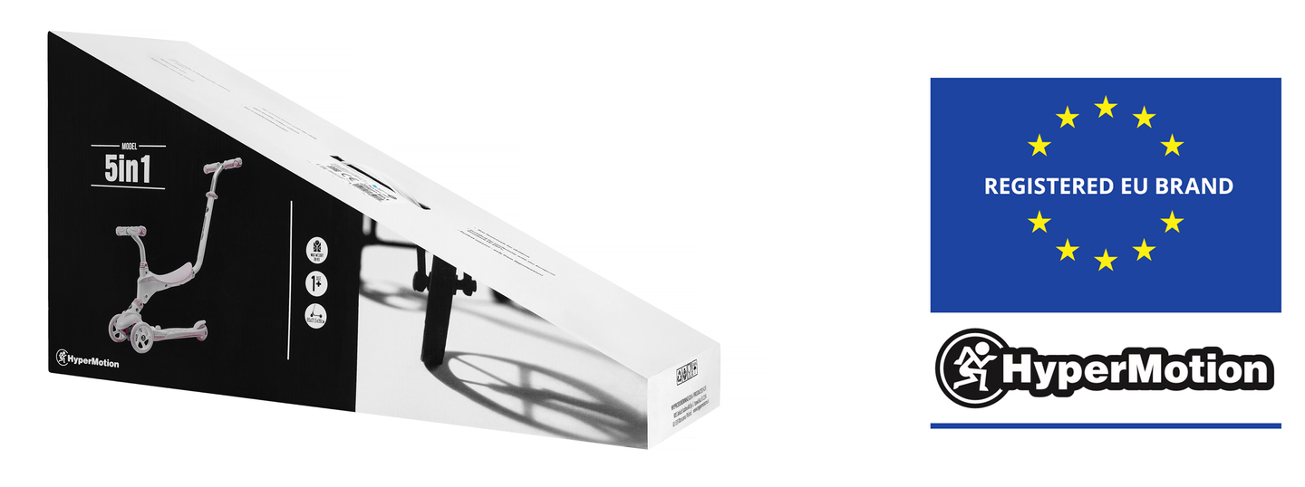 Скутер за баланс 5в1 HyperMotion - син