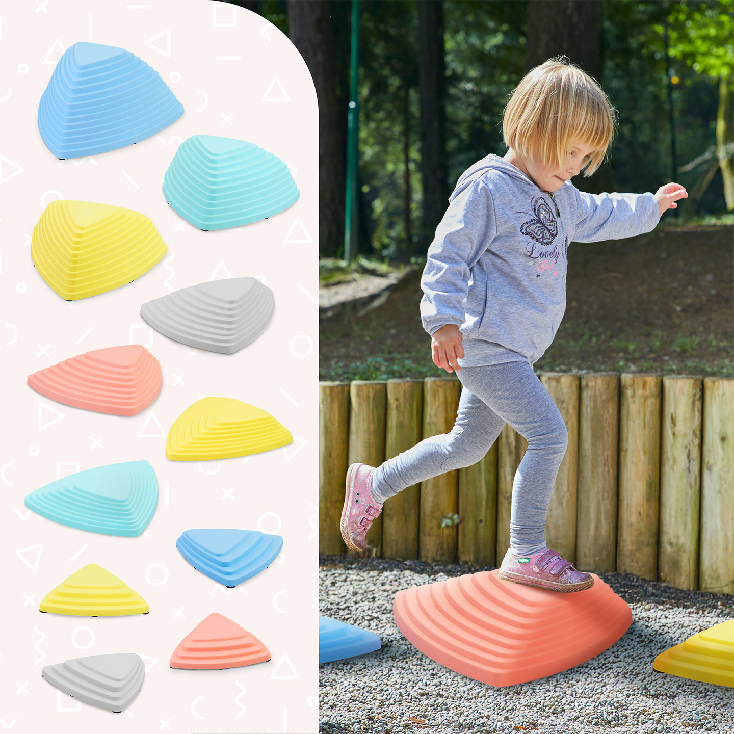 Цветни балансиращи камъни - 11 броя