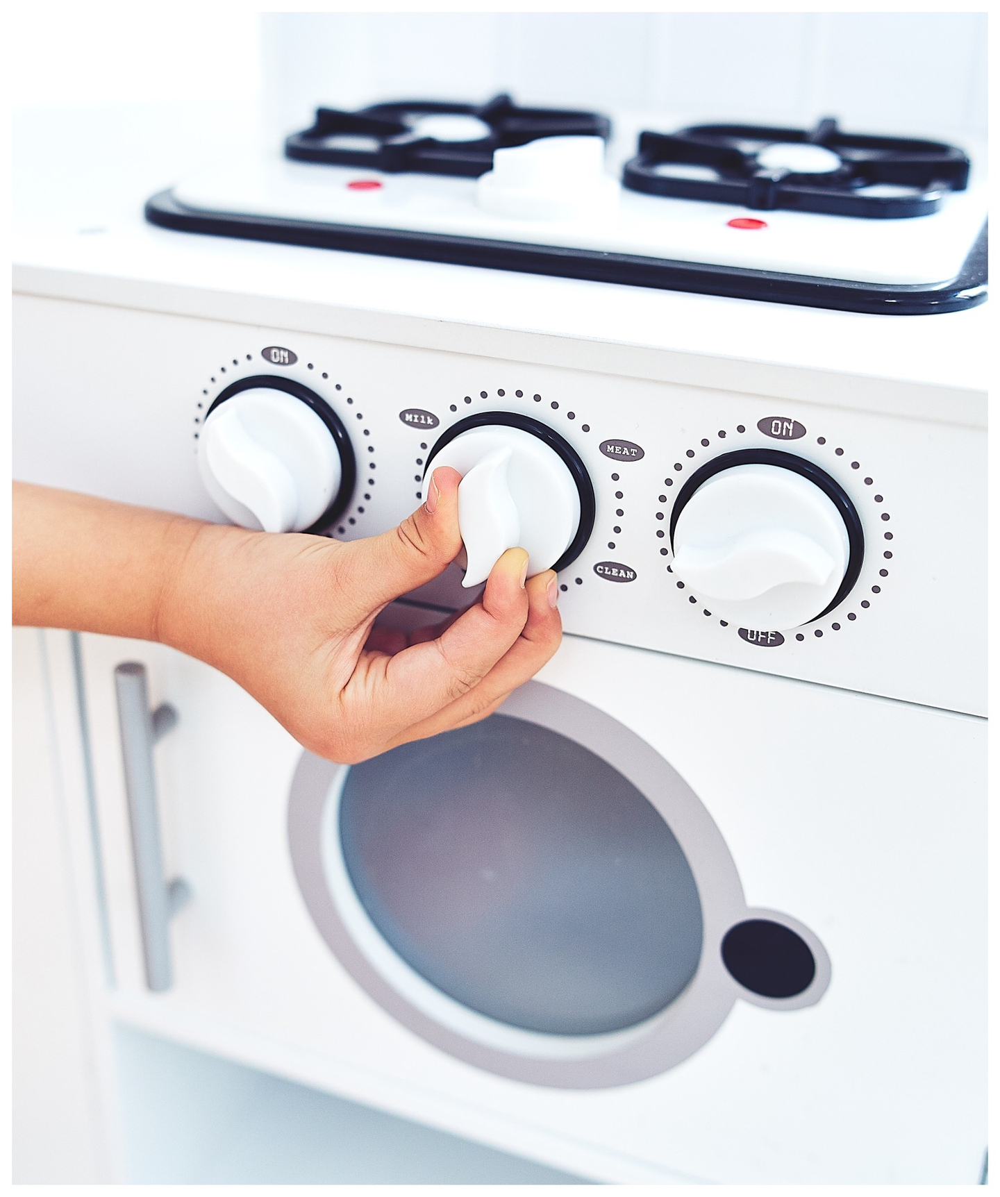 Ъглова дървена кухня XXXL с хладилник, фурна, пералня, престилка и аксесоари