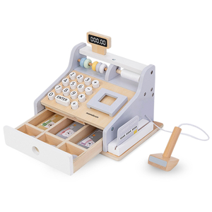 Дървен касов апарат с аксесоари