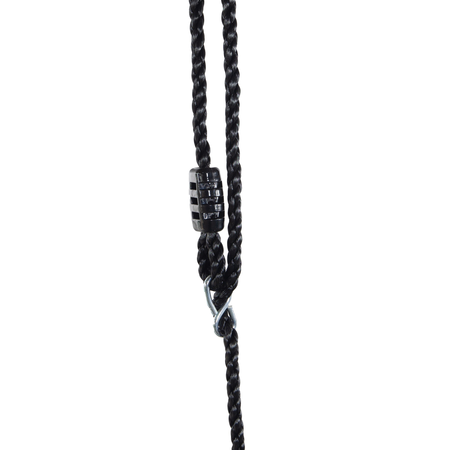 Двойна градинска люлка с рамка и въжета - седалка и щъркелово гнездо