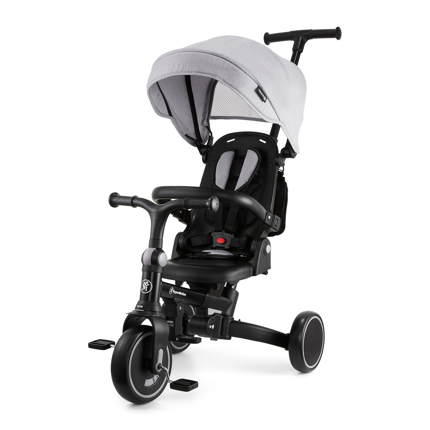 Многофункционална триколка 8в1 TOBI FOREST - сива