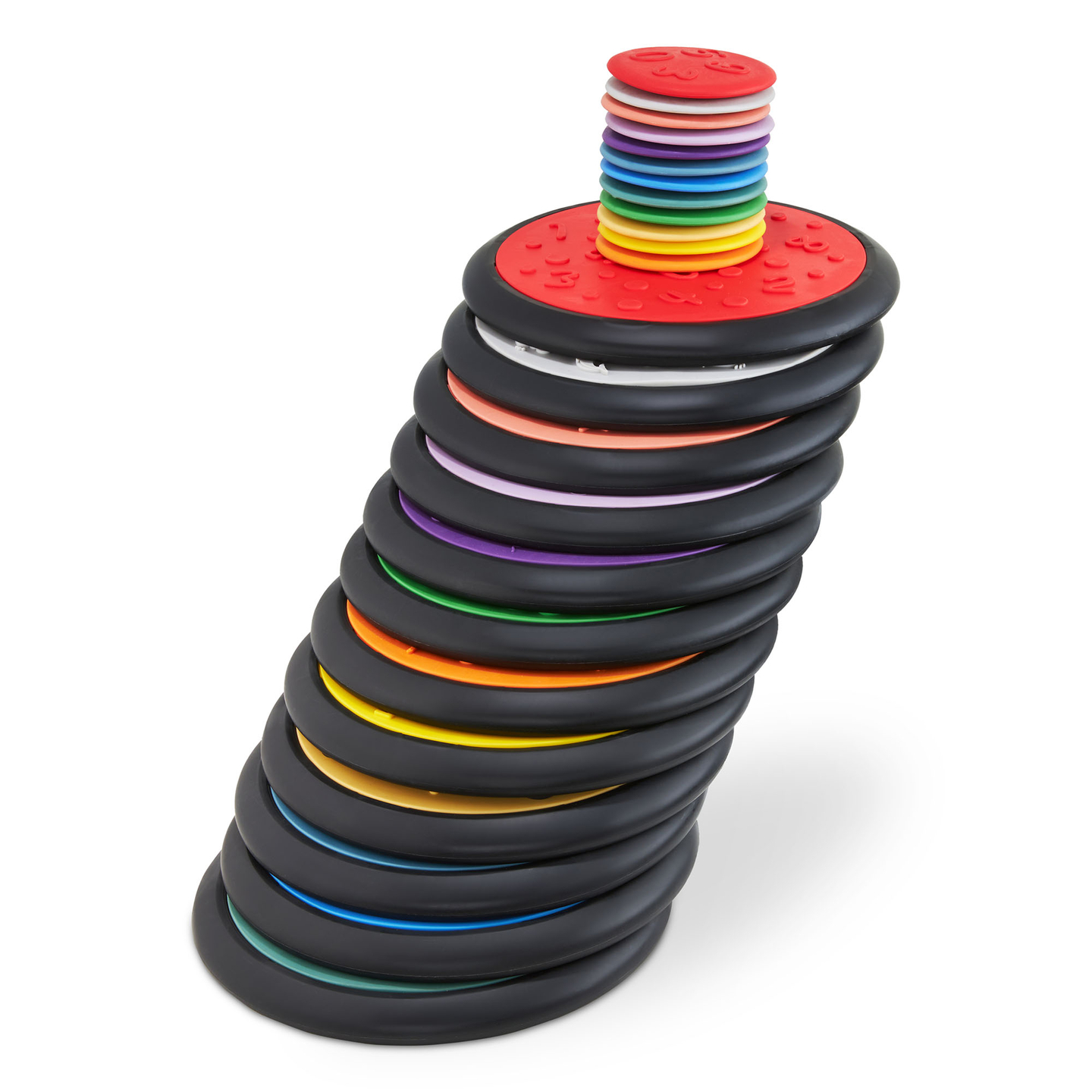 Цветни сензорни дискове за деца - 24 броя