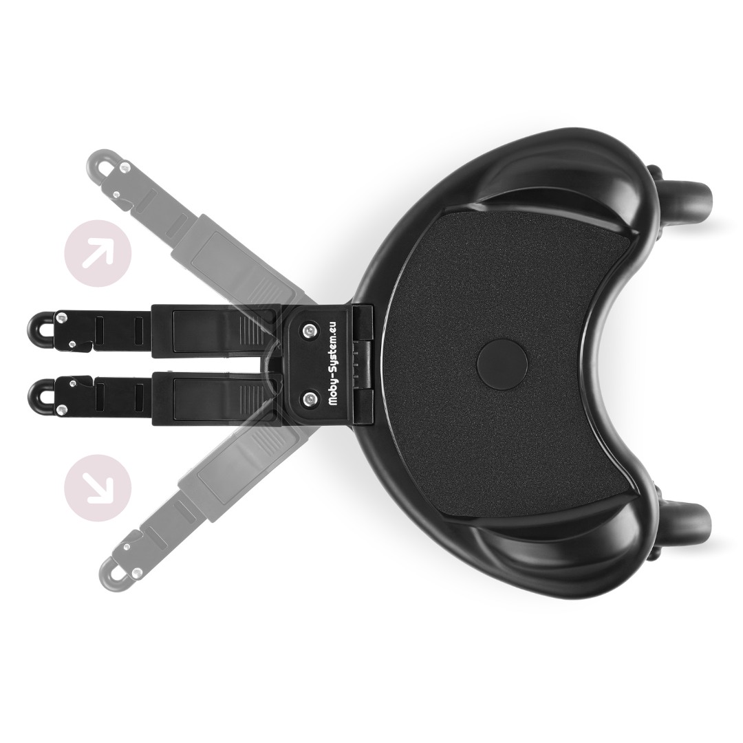 Удължение за инвалидна количка MR BUGGY със седалка - LED колела